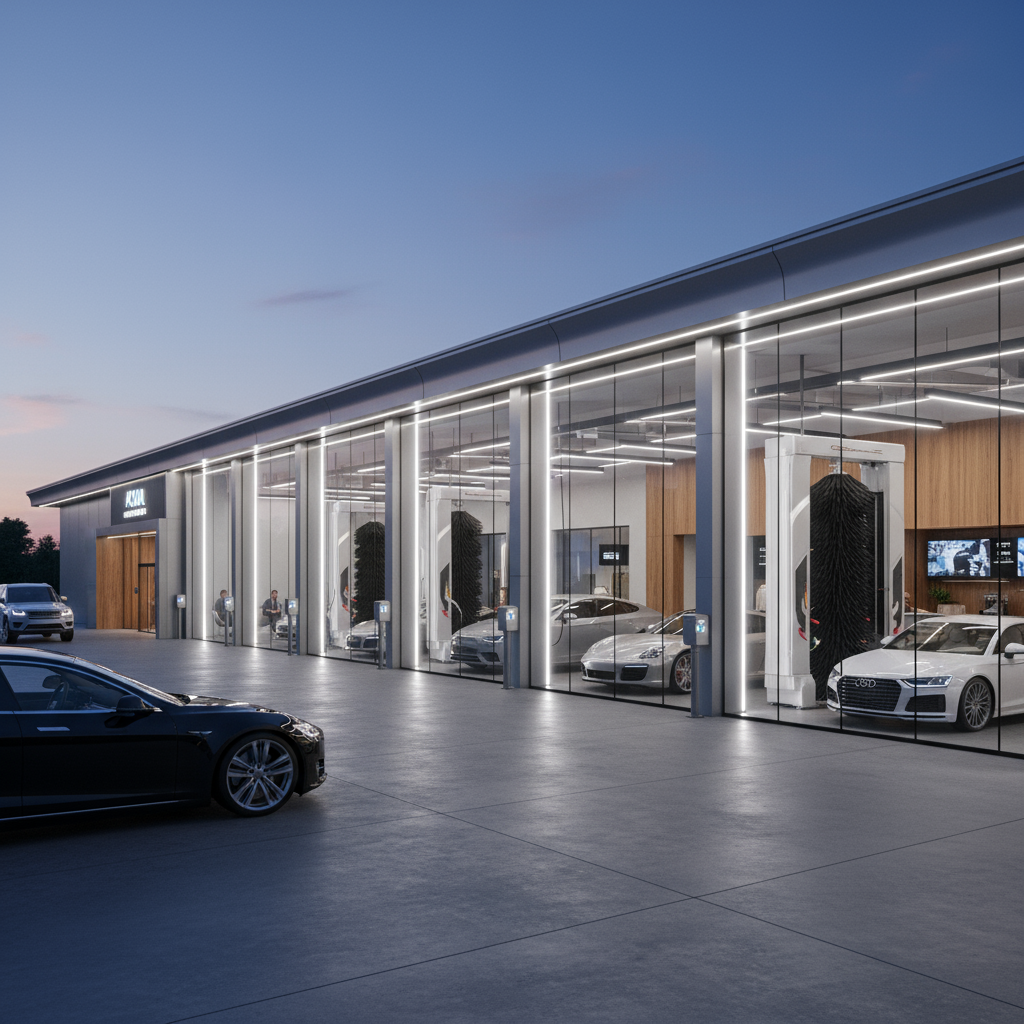Modern Car Wash Facility